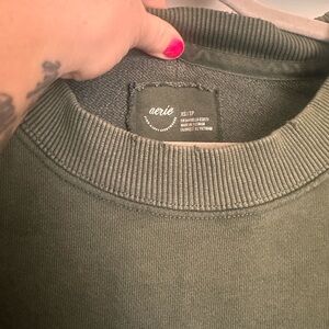Aerie Forest Green Pullover